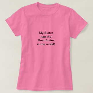 Camiseta a melhor irmã