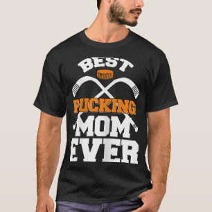 Camiseta A Melhor Mãe A Puxar O Esportes De Hóquei