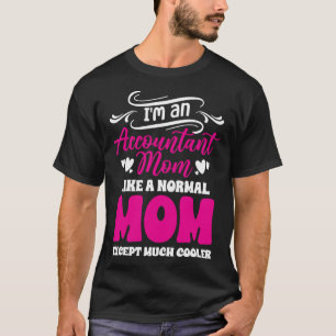 Camiseta A Melhor Mãe Da Maternidade Contabilista Da Mãe