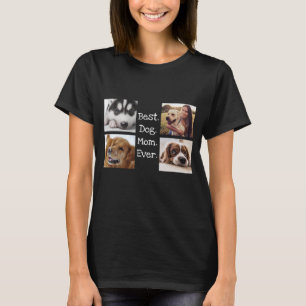 Camiseta A Melhor Mãe De Cachorro Alguma Vez Pet Foto Pers