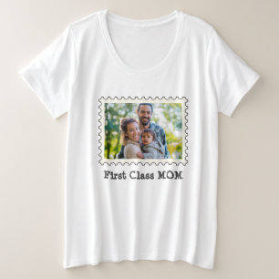 Camiseta A melhor mãe de primeira classe do MOM para fotos