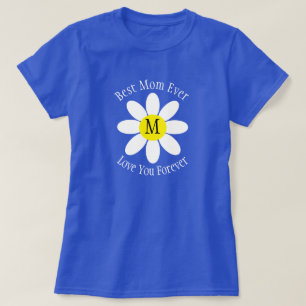 Camiseta A melhor mãe de sempre, Daisy Blue Solteiro inicia