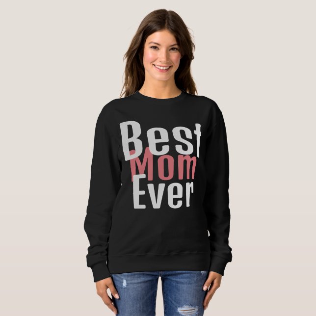 Camiseta a melhor mãe de sempre, mãe mamãe é um presente si (Frente Completa)
