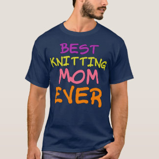 Camiseta A melhor mãe de tricô de 99