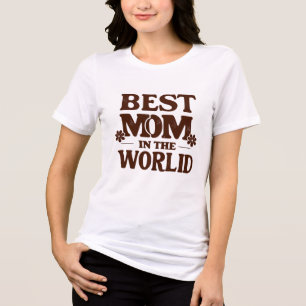 Camiseta A melhor mãe do mundo - Dia de as mães