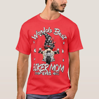 Camiseta A Melhor Mãe Do Mundo Para A Vovó Engraçada Biker