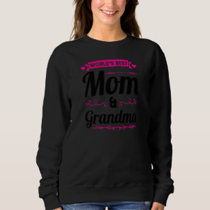 Camiseta A melhor mãe e avó do mundo das mulheres