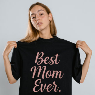 Camiseta A melhor mãe minimalista de sempre