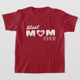 Camiseta A Melhor Mãe Personalizada De Sempre