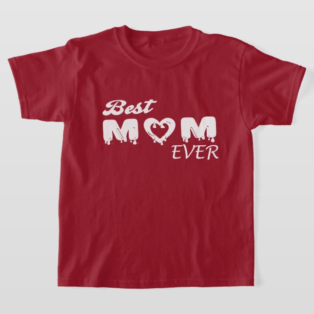 Camiseta A Melhor Mãe Personalizada De Sempre (Postura )