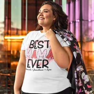 Camiseta A Melhor Mãe Personalizada De Todos Os Dias com No