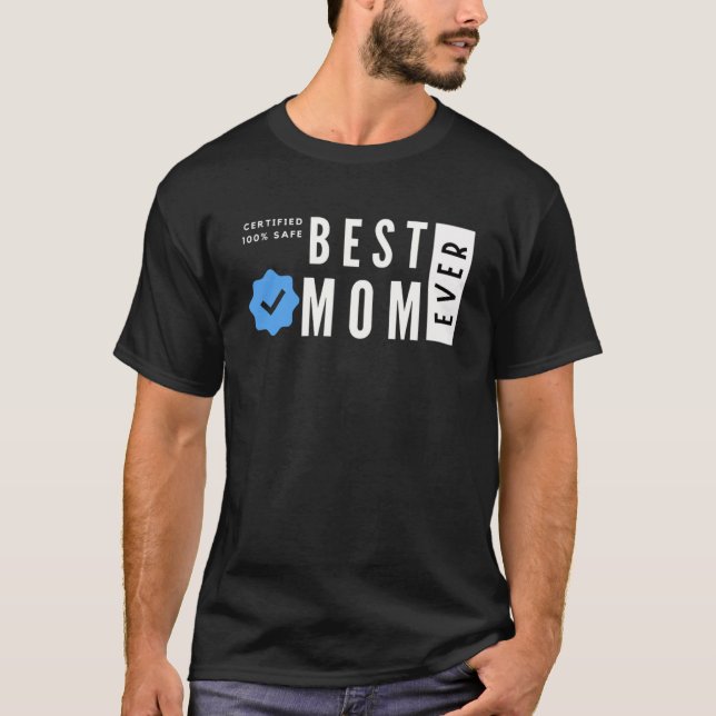 Camiseta A melhor mãe segura de todos os tempos (Frente)