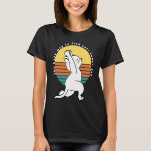 Camiseta A Melhor Maneira De Encontrar Seu Gato Interior De