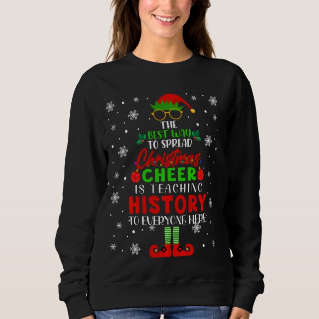 Camiseta A Melhor Maneira De Espalhar A Alegria De Natal É  (Frente)