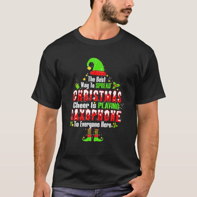 Camiseta A Melhor Maneira De Espalhar A Alegria De Natal É  (Frente)