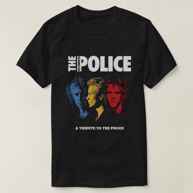 Camiseta A Melhor Merch Do Presente Policial (Frente do Design)