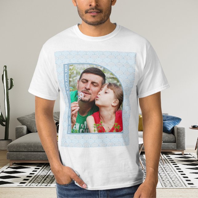 Camiseta A melhor metade do Pai fotográfico (Criador carregado)