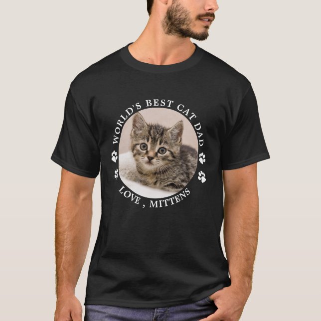 Camiseta A melhor pata de Pai do mundo imprime fotos person (Frente)