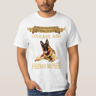 Camiseta A melhor proteção para alguma mulher - german