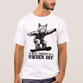 Camiseta A melhor terapia é o dia de energia