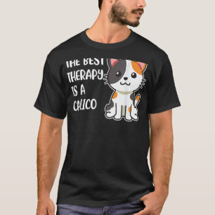 Camiseta A Melhor Terapia é um Gato Malhado