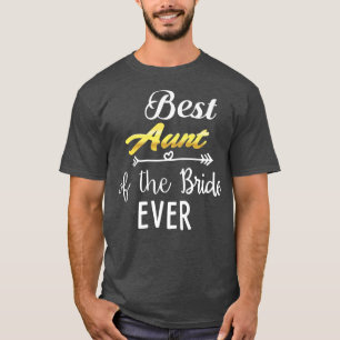 Camiseta A Melhor Tia Da Noiva De Sempre