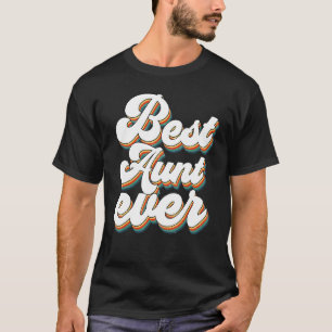 Camiseta A Melhor Tia Ever Tia Life Niece Nepheed Para Tia