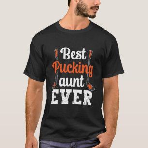 Camiseta A Melhor Tia Que Puxa Os Esportes De Hóquei