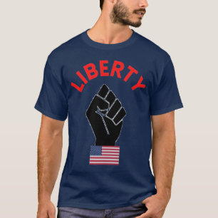 Camiseta A melhor vendedora da bandeira americana Liberty O