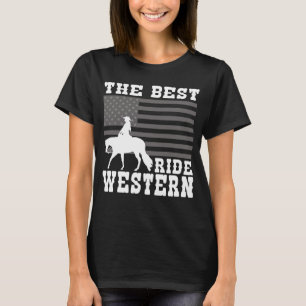 Camiseta A melhor viagem do Cavalo Ocidental a Arrastar Rid