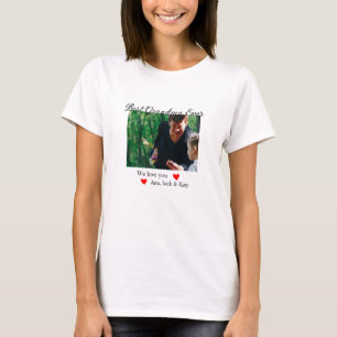 Camiseta A melhor vovó de colagem fotográfica que te amamos