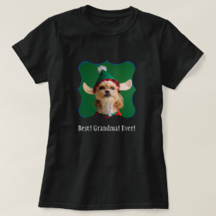 Camiseta A melhor vovó de sempre! Personalização de Fotogra