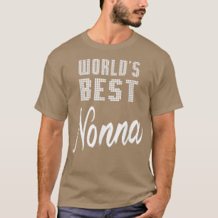 Camiseta A melhor vovó do mundo dá presentes às mulheres 