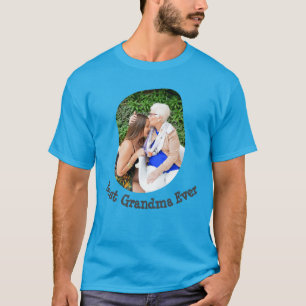 Camiseta A melhor vovó já fez upload de sua foto de família