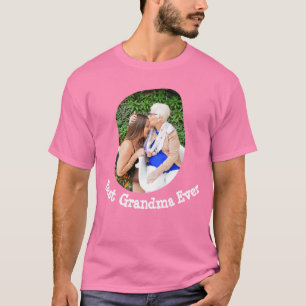 Camiseta A melhor vovó já fez upload de sua foto de família