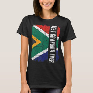 Camiseta A melhor vovó sul-africana de África que banha a m