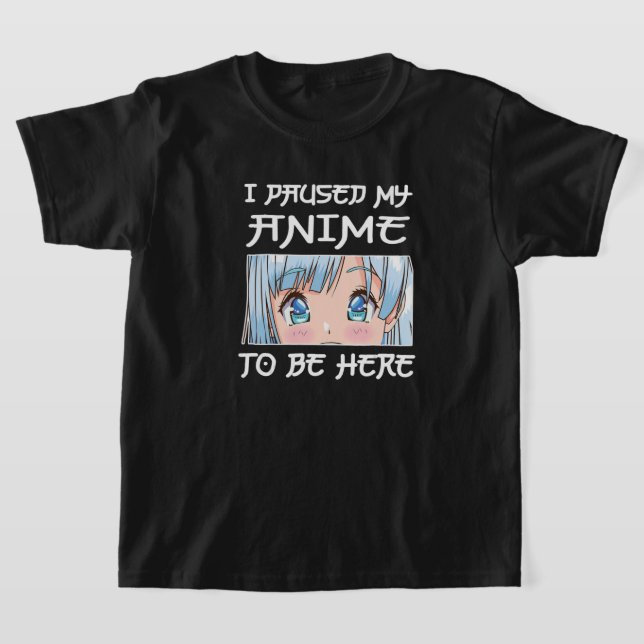 Camiseta A Menina de Anime Otaku - PAGUEI MEU ANIME PARA ES (Postura )