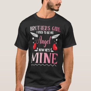 Camiseta A Menina Do Irmão Irmã Que Eu Costumava Ser O Anjo