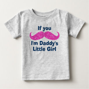 Camiseta A menina do pai do bigode
