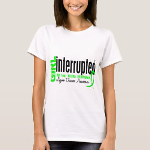 Camiseta A menina interrompeu 1 doença de Lyme