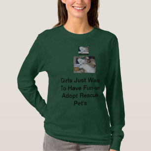 Camiseta A menina justa quer ter o Divertimento-un