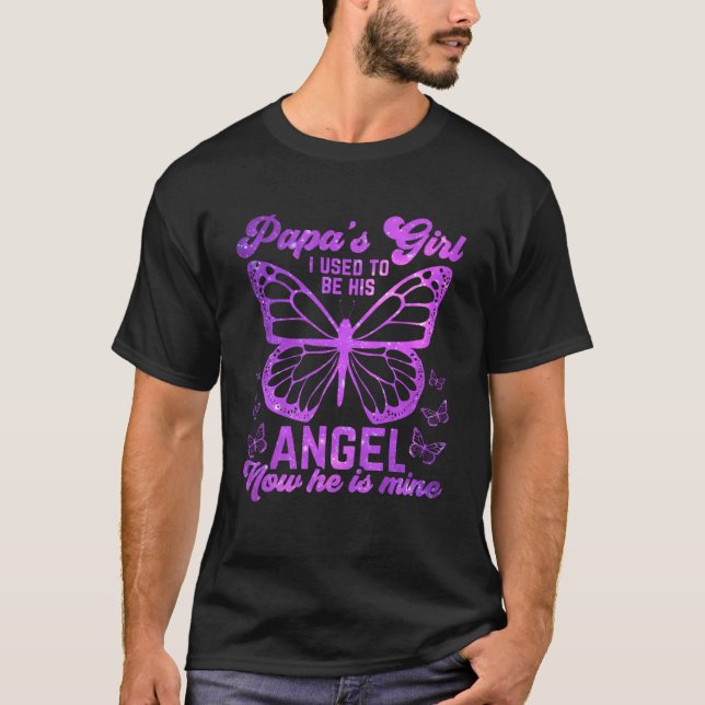 Camiseta A Menina Papau2019s Que Eu Costumava Ser O Anjo De (Frente)