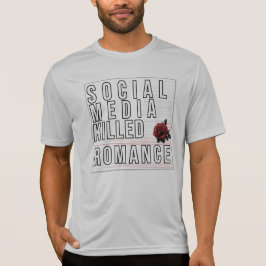 Camiseta A Mídia Social Matou Romance