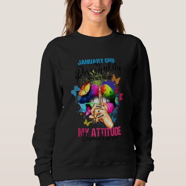 Camiseta A Minha Atitude Depende De Você Colorida (Frente)