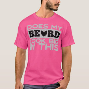Camiseta A minha barba parece grande neste presente engraça