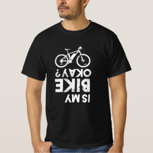 Camiseta A minha bicicleta é engraçada.