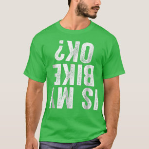Camiseta A minha bicicleta é engraçada, moto de moto, moto