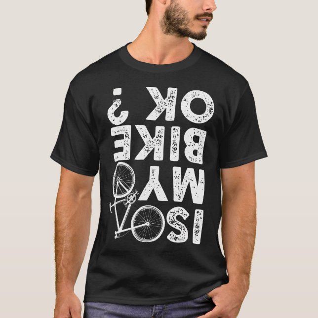 Camiseta A Minha Bicicleta Está Bem (Frente)