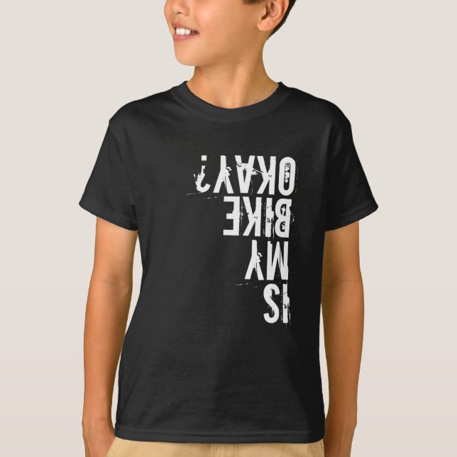 Camiseta A Minha Bicicleta Está Bem? (Frente)