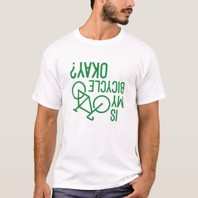 Camiseta A Minha Bicicleta Está Bem (Frente)